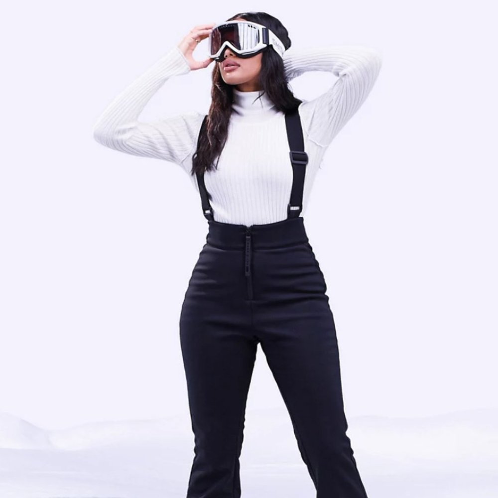 ASOS high waisted ski bib